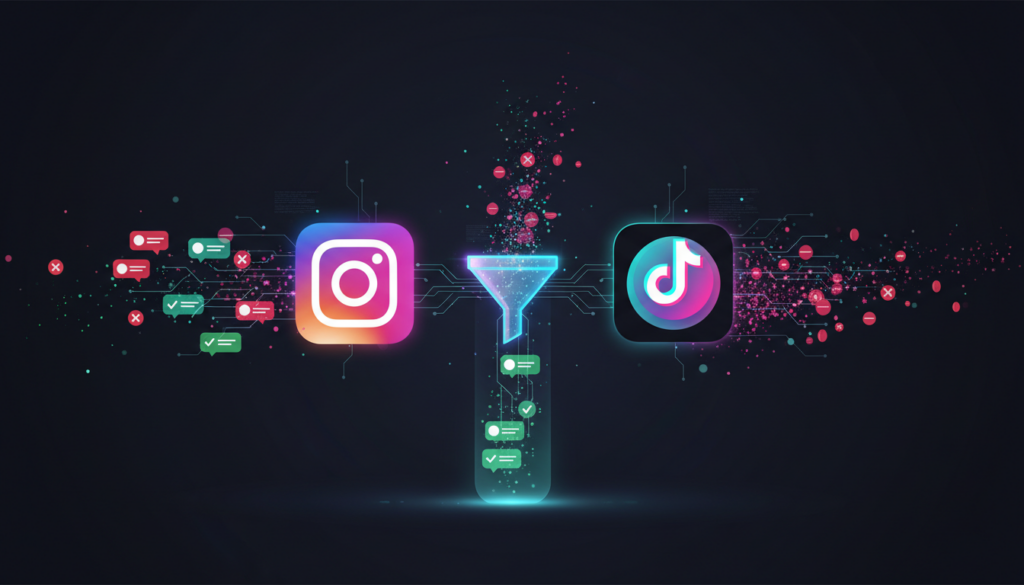 Instagram & TikTok Kommentare automatisch filtern: Best Practices
